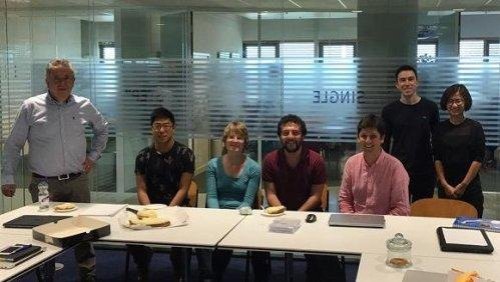 Em setembro deste ano, Vinícius iniciou o doutorado na Holanda: com os colegas no ICT Lab TU Eindhoven
